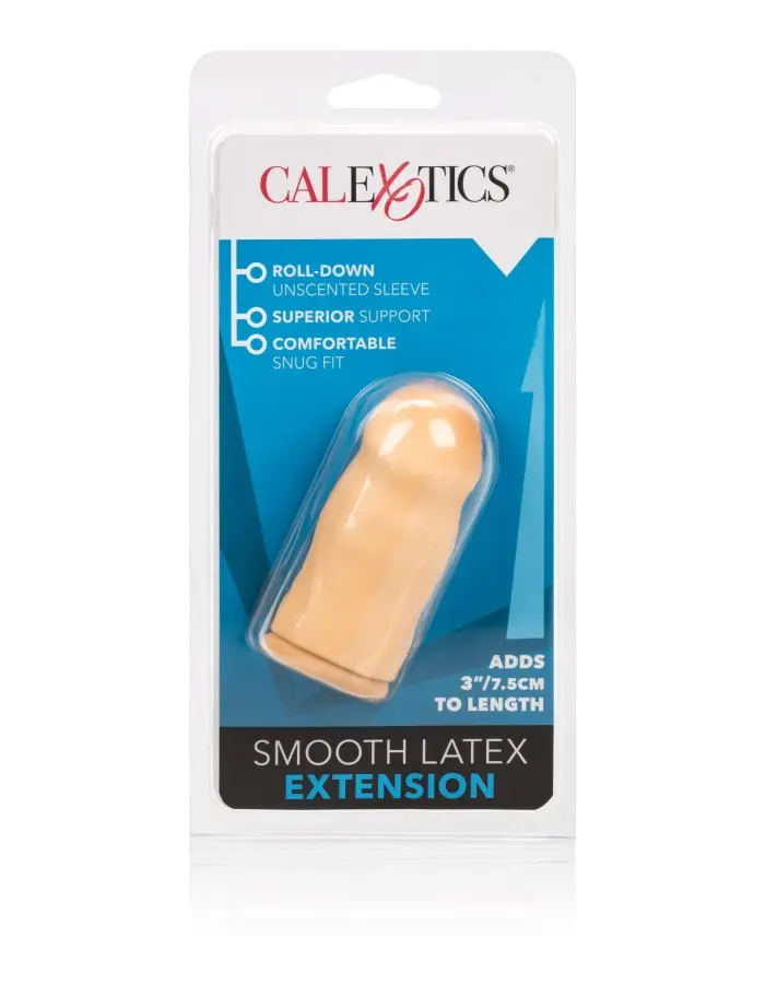 3 Inch Smooth Latex Extension - Ivory
