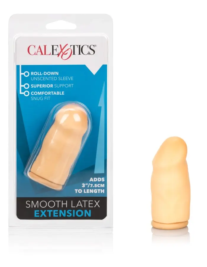 3 Inch Smooth Latex Extension - Ivory