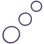 Rubber C-Ring Set - Purple