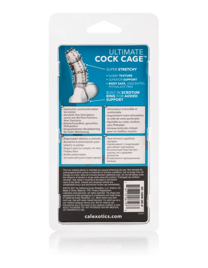 Ultimate Cock Cage - Clear