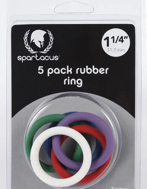 Rubber C-Ring Set - 1.25 Inches - Rainbow