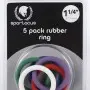 Rubber C-Ring Set - 1.25 Inches - Rainbow