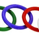 Rubber C-Ring Set - 1.25 Inches - Rainbow