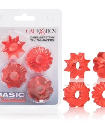 Basic Essentials 4 Pack - Red