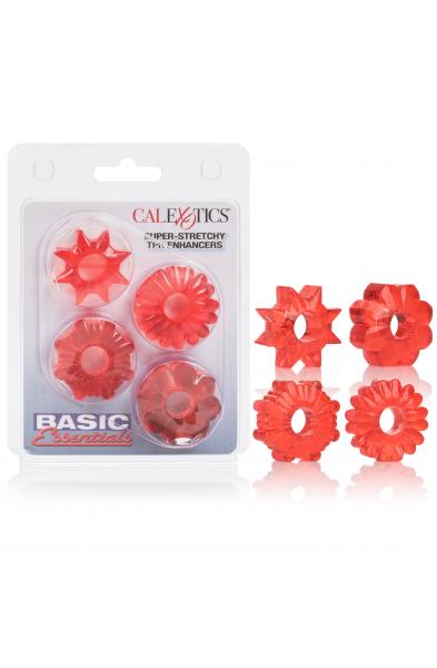 Basic Essentials 4 Pack - Red