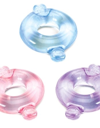 Elastomer Blue/purple/pink Set
