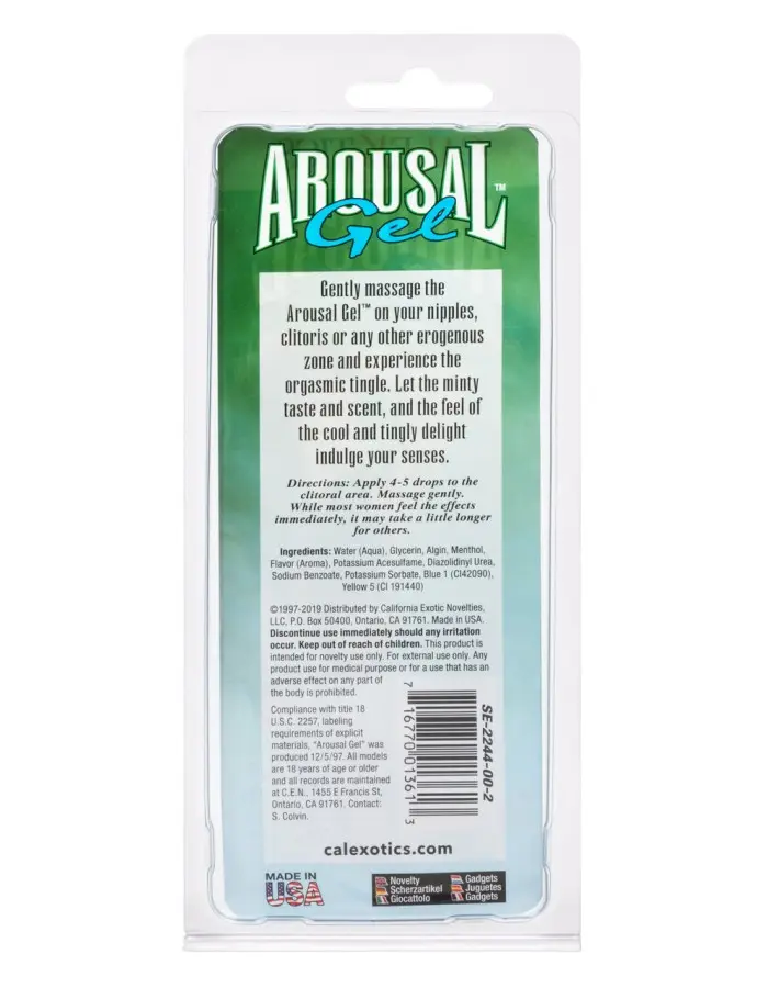 Arousal Gel - 0.25 Fl Oz./ 7ml