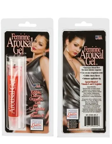 Feminine Arousal Gel - Cherry - 0.5 Fl. Oz.