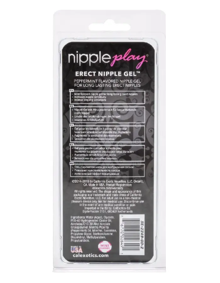Nipple Play Erect Nipple Gel - Mint