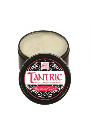 Tantric Soy Massage Candle With Pheromones  - Pomegranate Ginger