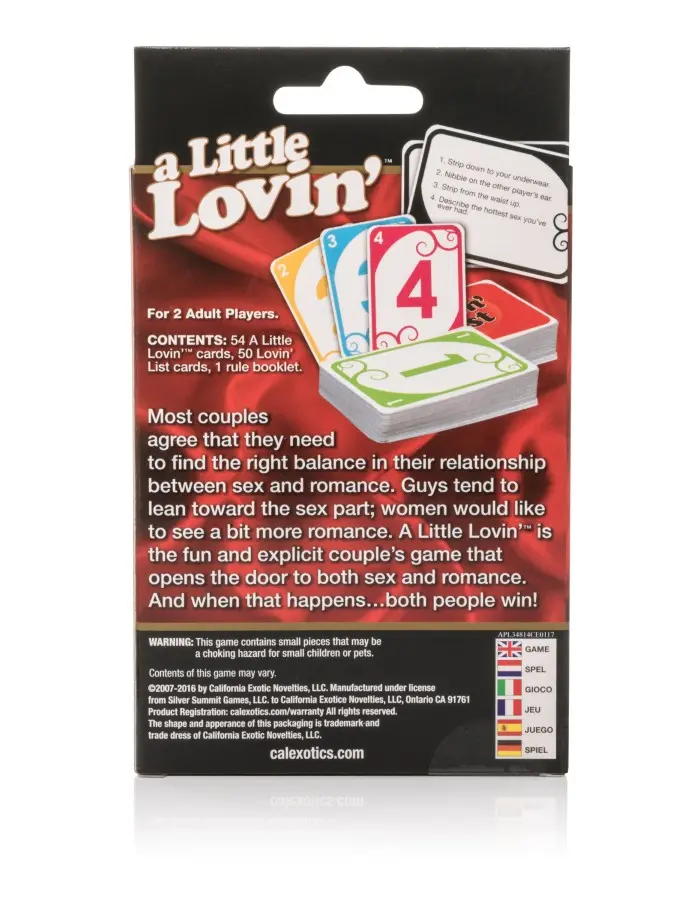 A Little Lovin Game
