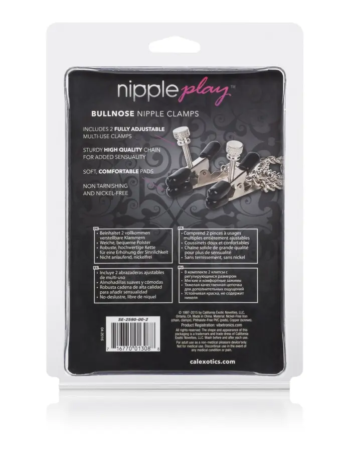 Nipple Play Bull Nose Nipple Clamps
