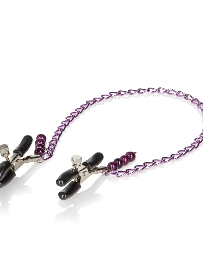 Purple Chain Nipple Clamps