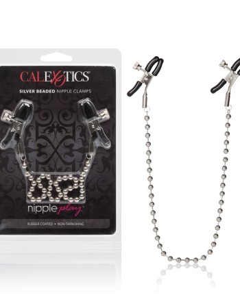 Silver Beaded Nipple Clamps