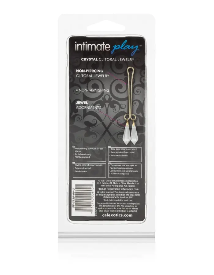 Intmate Play Clitoral Jewelry - Crystals