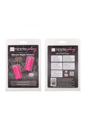 Nipple Play Silicone Nipple Suckers - Pink