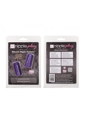 Nipple Play Silicone Nipple Suckers - Purple