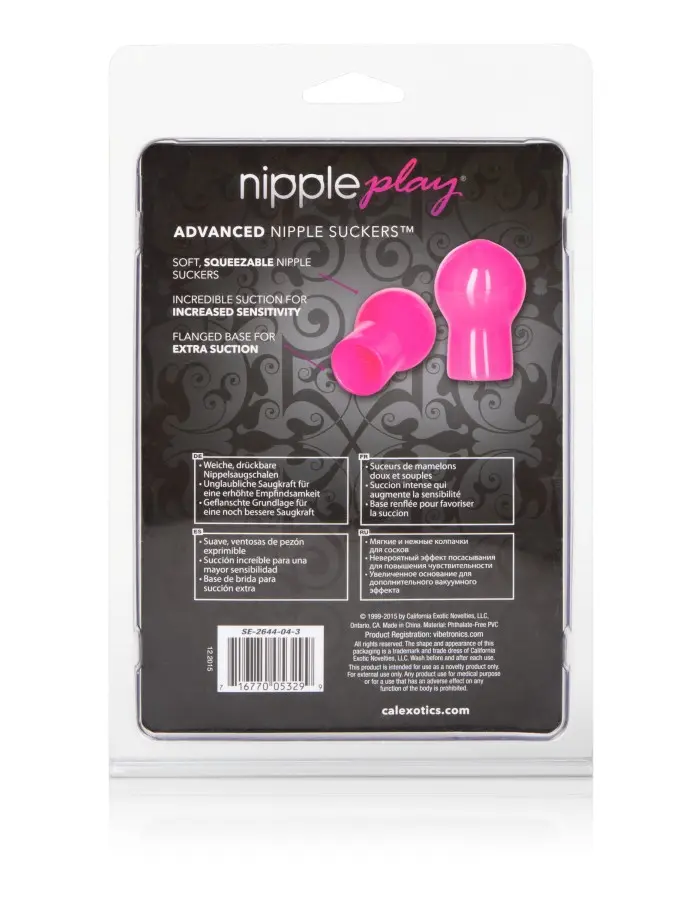 Nipple Play Advanced Nipple Suckers - Pink