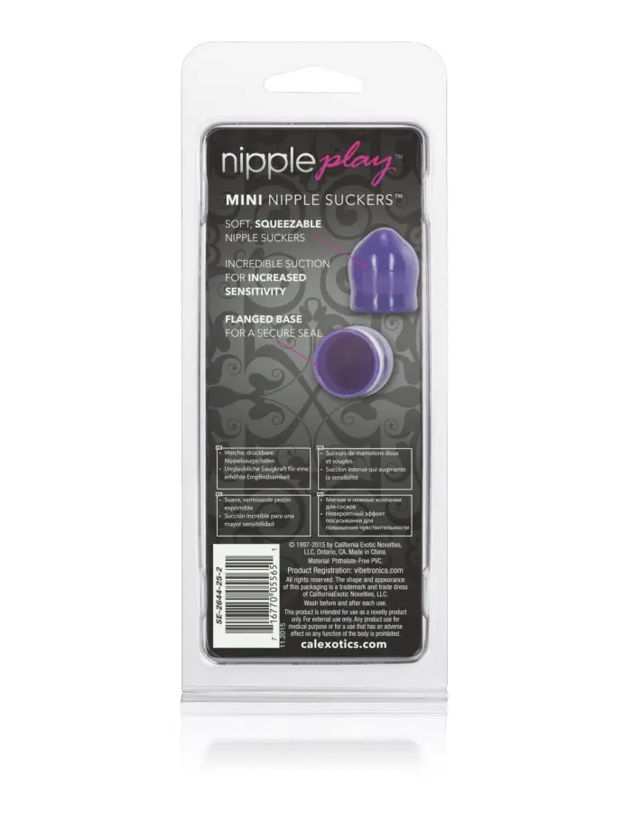 Nipple Play Mini Nipple Suckers - Purple