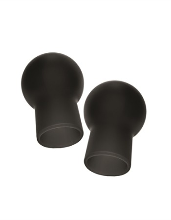 Nipple Play Silicone Advanced Nipple Suckers - Black