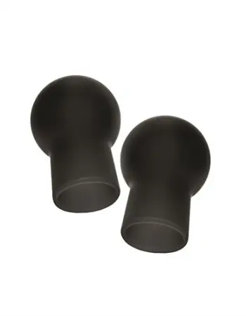 Nipple Play Silicone Advanced Nipple Suckers - Black