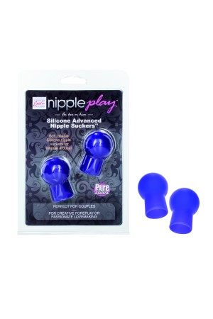 Nipple Play Silicone Advanced Nipple Suckers -  Purple