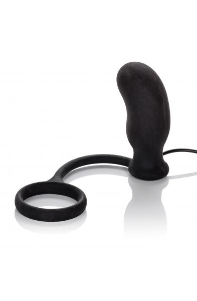 Dr. Joel Kaplan 10-Function Prostate Massager and Rings - Black