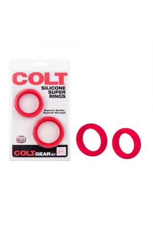 Colt Silicone Super Rings- Red