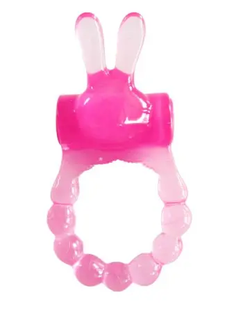 Vibrating Bunny Ring - Pink