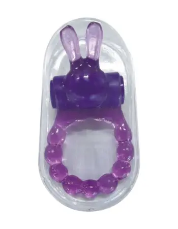 Vibrating Bunny Ring - Purple