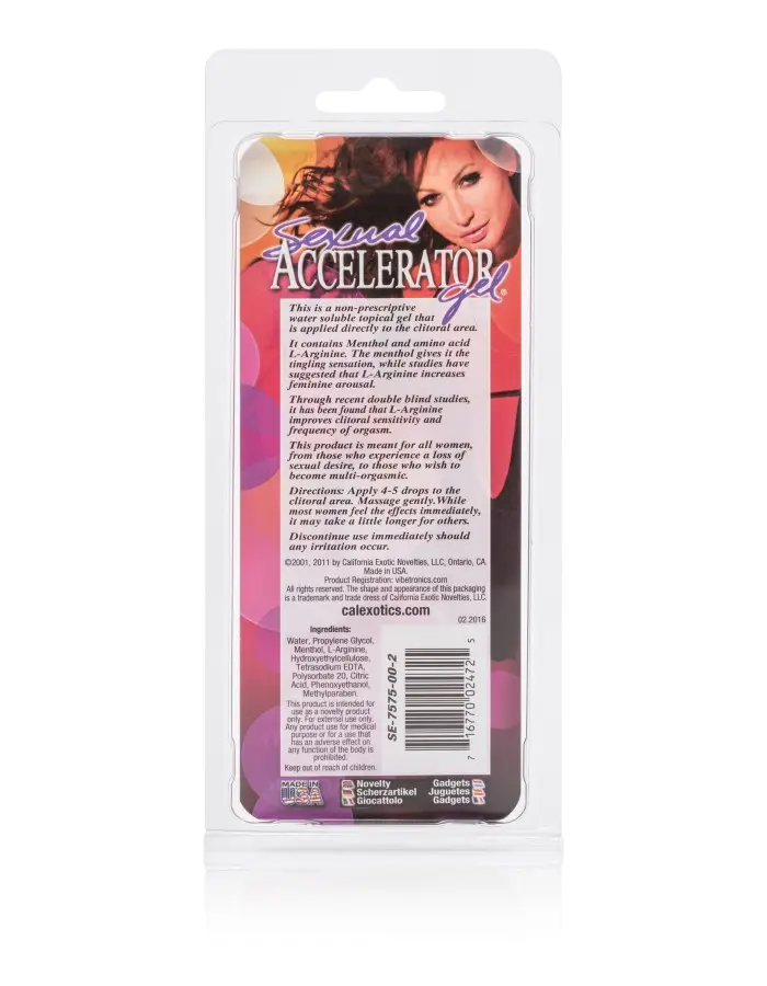 Sexual Accelerator Gel 5 Oz