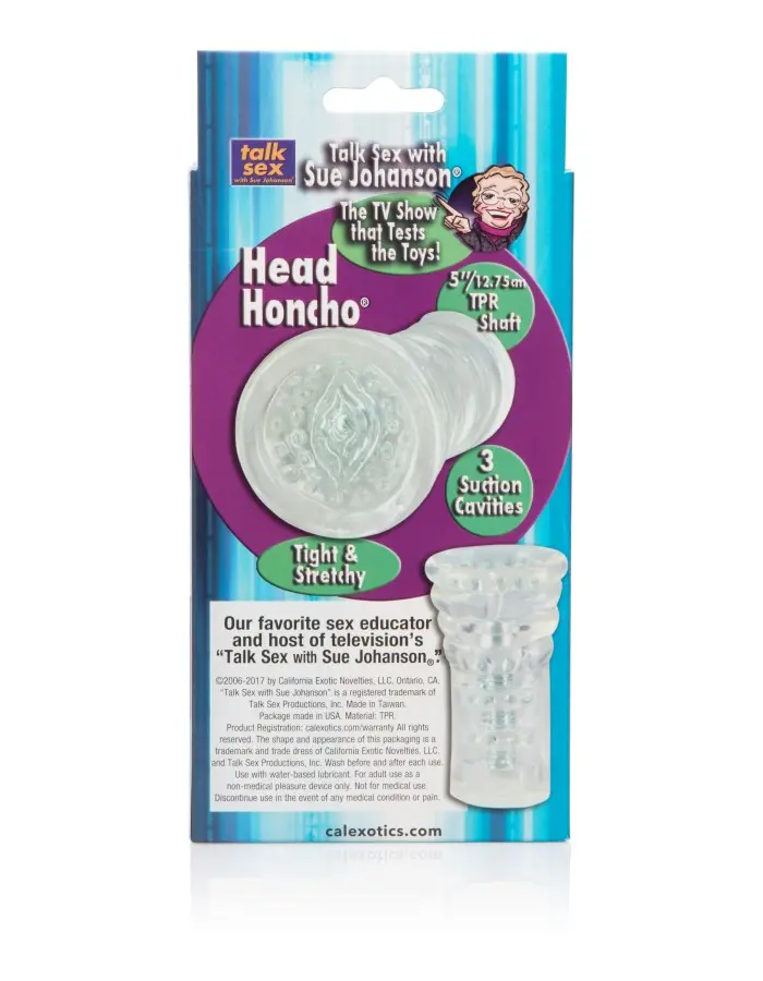 Sue Johanson Head Honcho