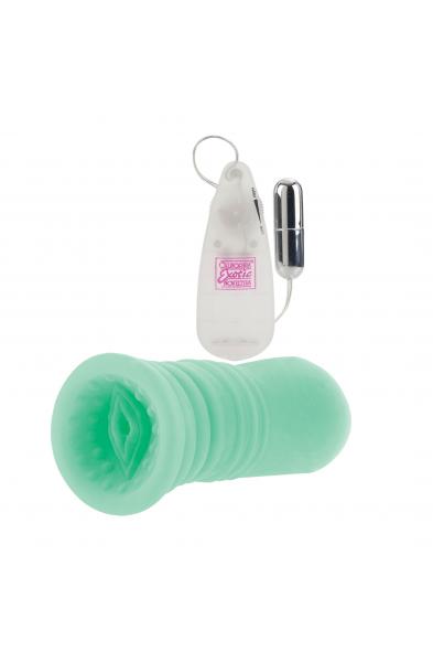 Sue Johanson Glow-in-the-Dark Vibrating Super Head Honcho - White