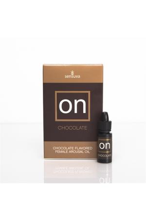 On Chocolate Flavored Arousal Oil - Medium Box - 0.17 Fl. Oz. Box