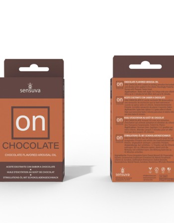 On Chocolate Flavored Arousal Oil - Medium Box - 0.17 Fl. Oz. Box