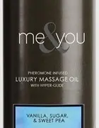 Me and You Massage Oil - Vanilla Sugar and Sweet Pea - 4.2 Oz.