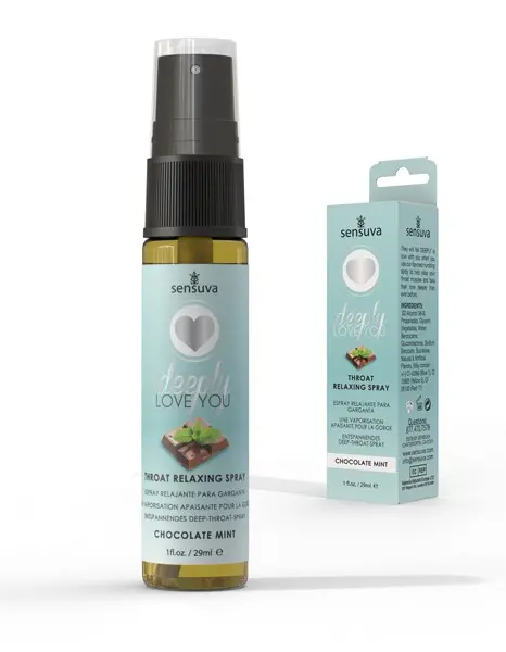 Deeply Love You Throat Relaxing Spray - Chocolate Mint - 1 Fl. Oz.