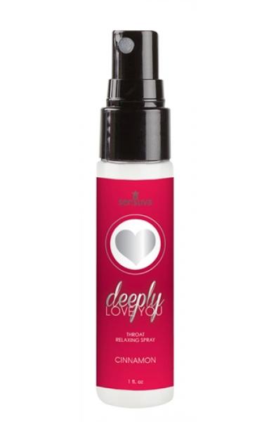 Deeply Love You Throat Relaxing Spray - Cinnamon  Roll - 1 Fl. Oz.