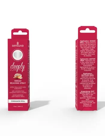 Deeply Love You Throat Relaxing Spray - Cinnamon Roll - 1 Fl. Oz.