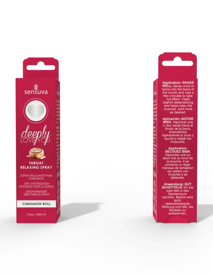 Deeply Love You Throat Relaxing Spray - Cinnamon Roll - 1 Fl. Oz.