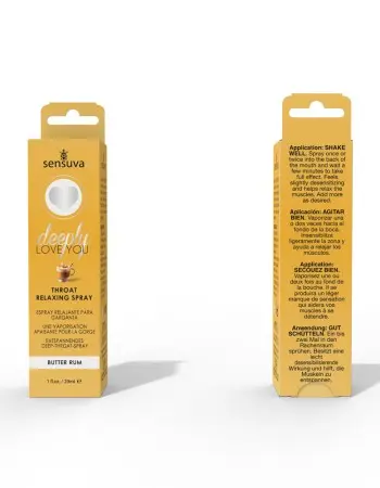 Deeply Love You Throat Relaxing Spray - Butter Rum - 1 Fl. Oz.
