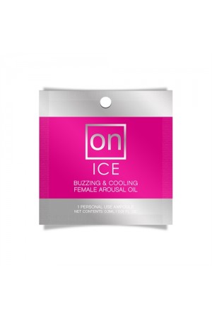 On Ice Buzzing & Cooling Female Arousal Oil - 0.01 Oz. Ampoule