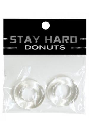 Stay Hard Donuts - 2 Pack - Clear