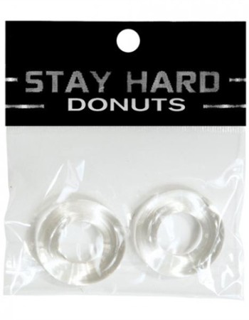 Stay Hard Donuts - 2 Pack - Clear