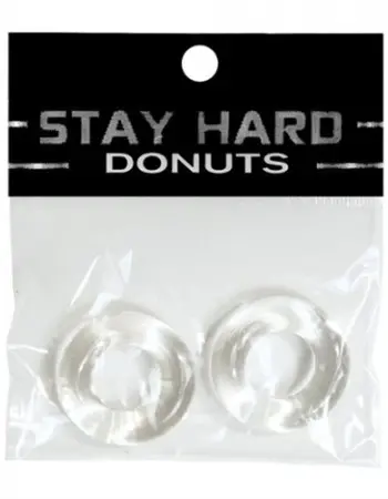 Stay Hard Donuts - 2 Pack - Clear