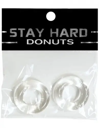 Stay Hard Donuts - 2 Pack - Clear
