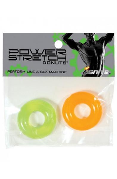 Power Stretch Donuts - 2 Pack - Orange and Green