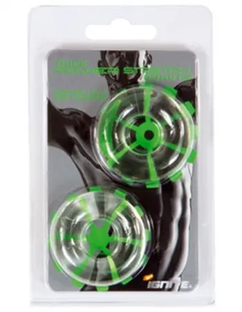 Thick Power Stretch Donuts -  2 Pack - Clear