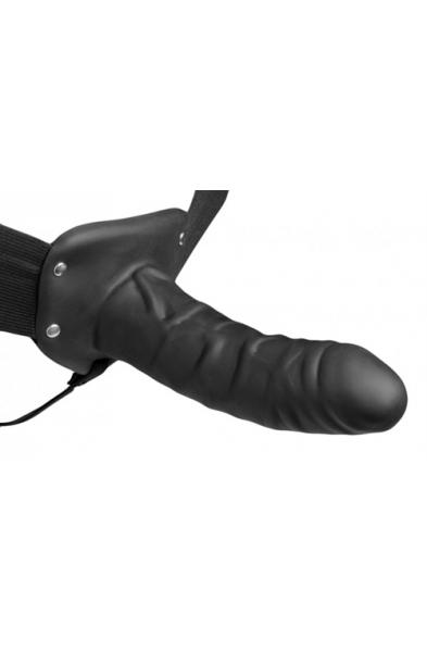 Erection Assist Hollow Strap on - Black