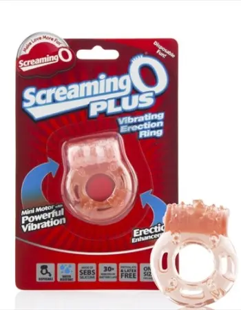 Screaming O Plus - Vibrating Erection Ring - 12 Count Box